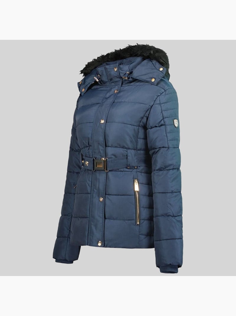 Parka con capucha blood – geographical norway Azul marino - Kiabi