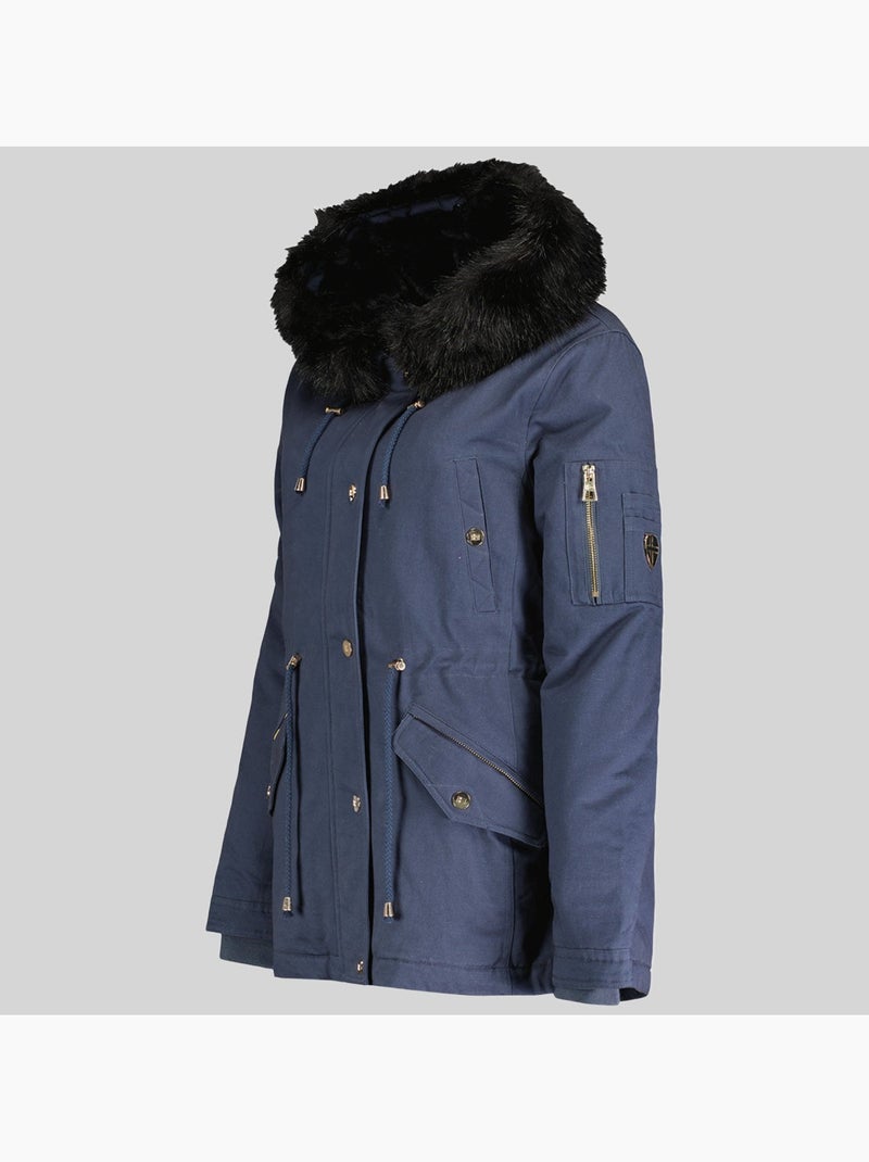 Parka con capucha boldina – geographical norway Azul marino - Kiabi