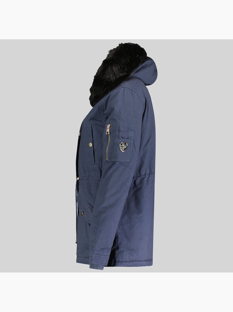 Parka con capucha boldina – geographical norway Azul marino - Kiabi
