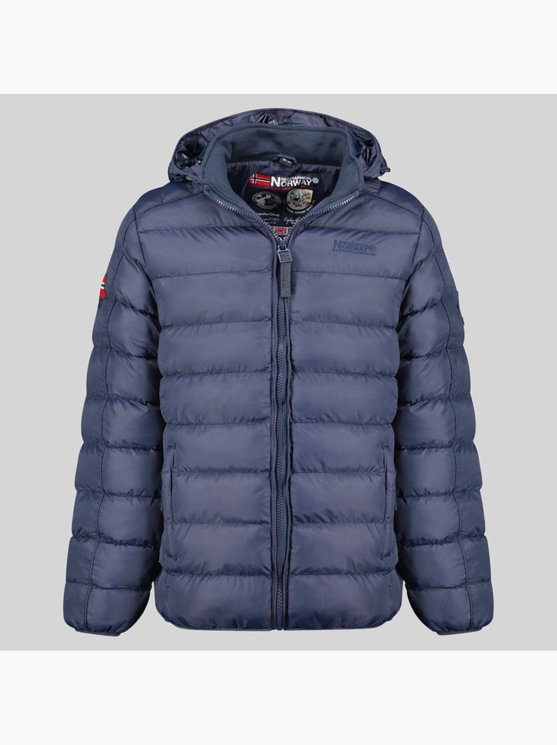 Parka con capucha bombe – geographical norway Azul marino - Kiabi