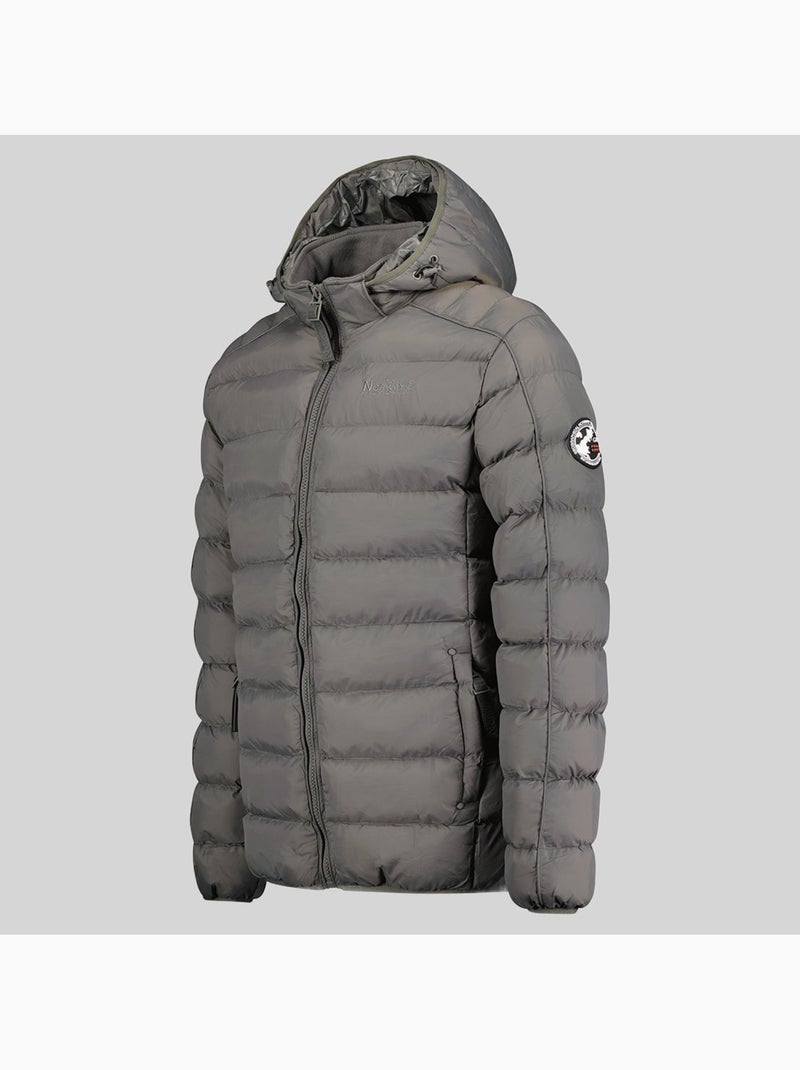 Parka con capucha bombe – geographical norway Gris oscuro - Kiabi