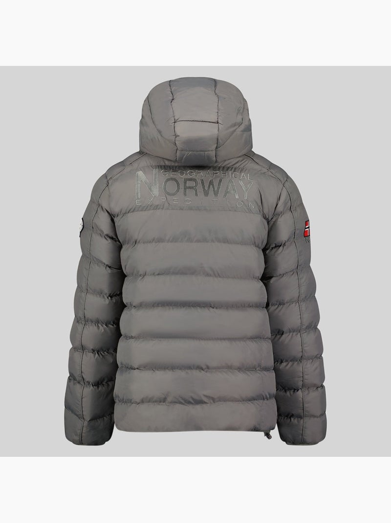 Parka con capucha bombe – geographical norway Gris oscuro - Kiabi