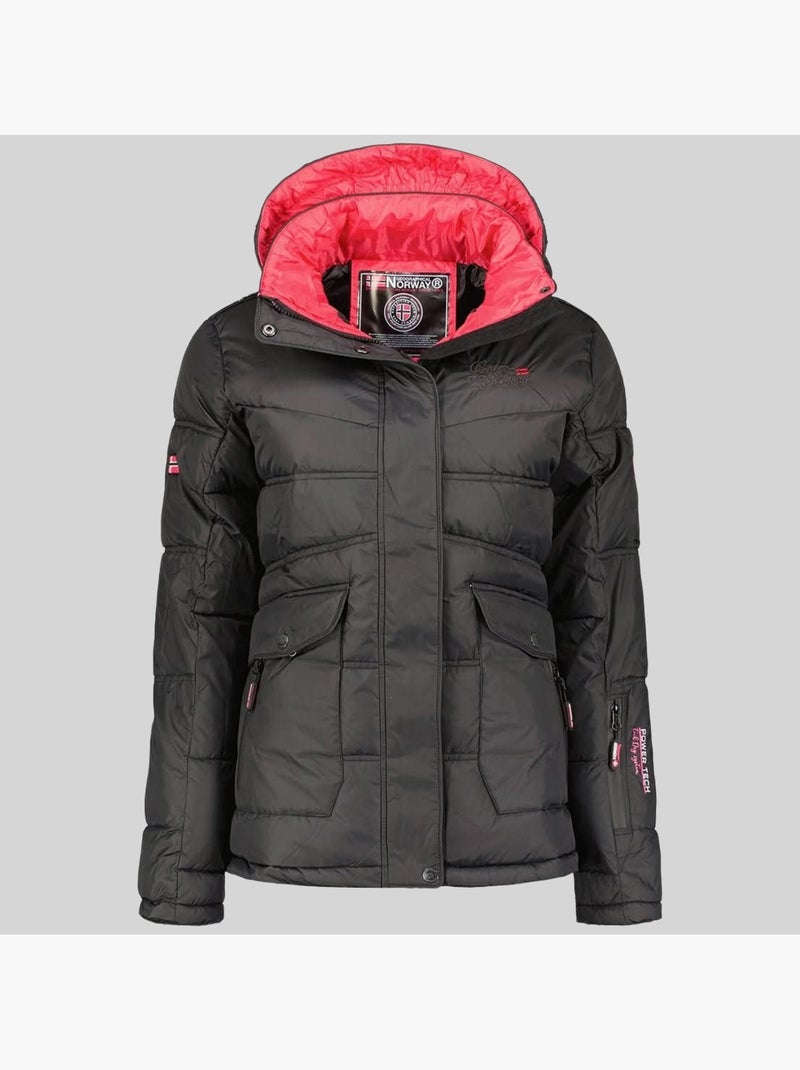 Parka con capucha bonixe – geographical norway Negro - Kiabi