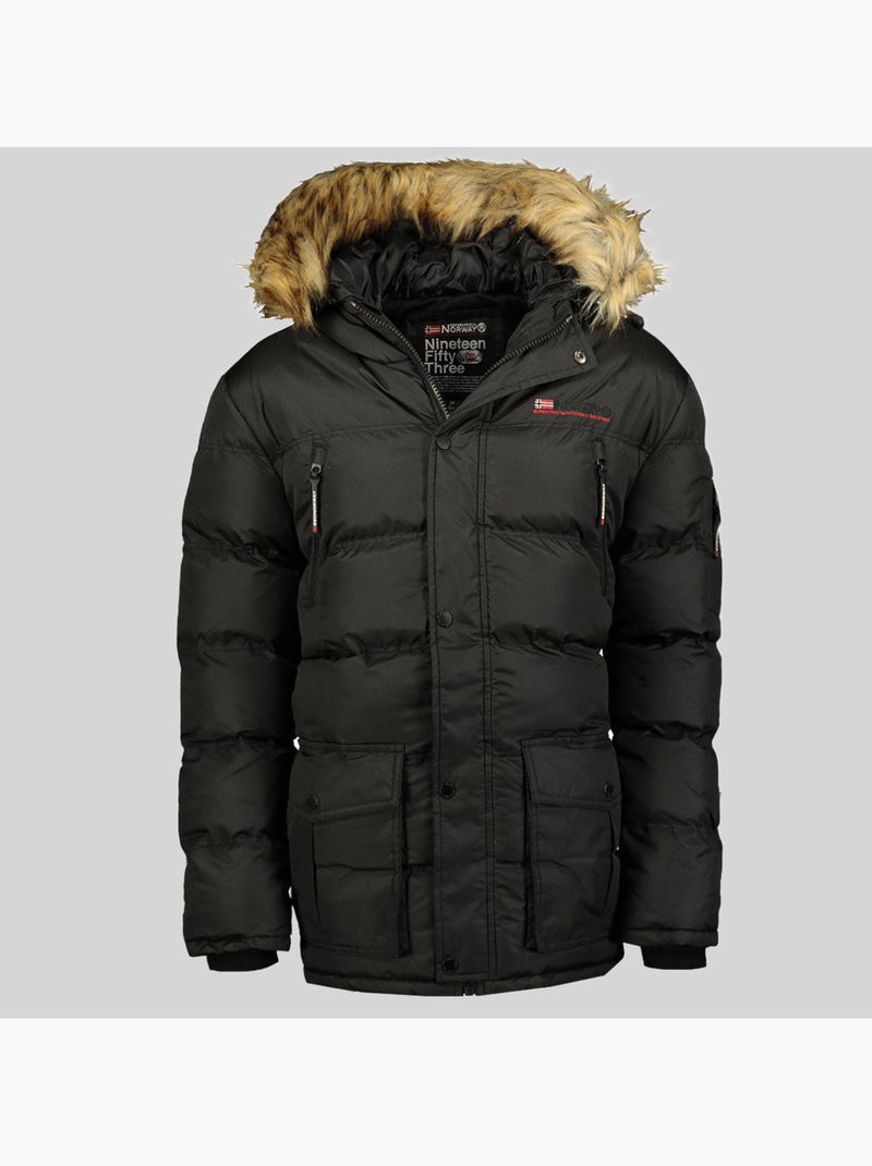 Parka con capucha bravici – geographical norway Negro - Kiabi