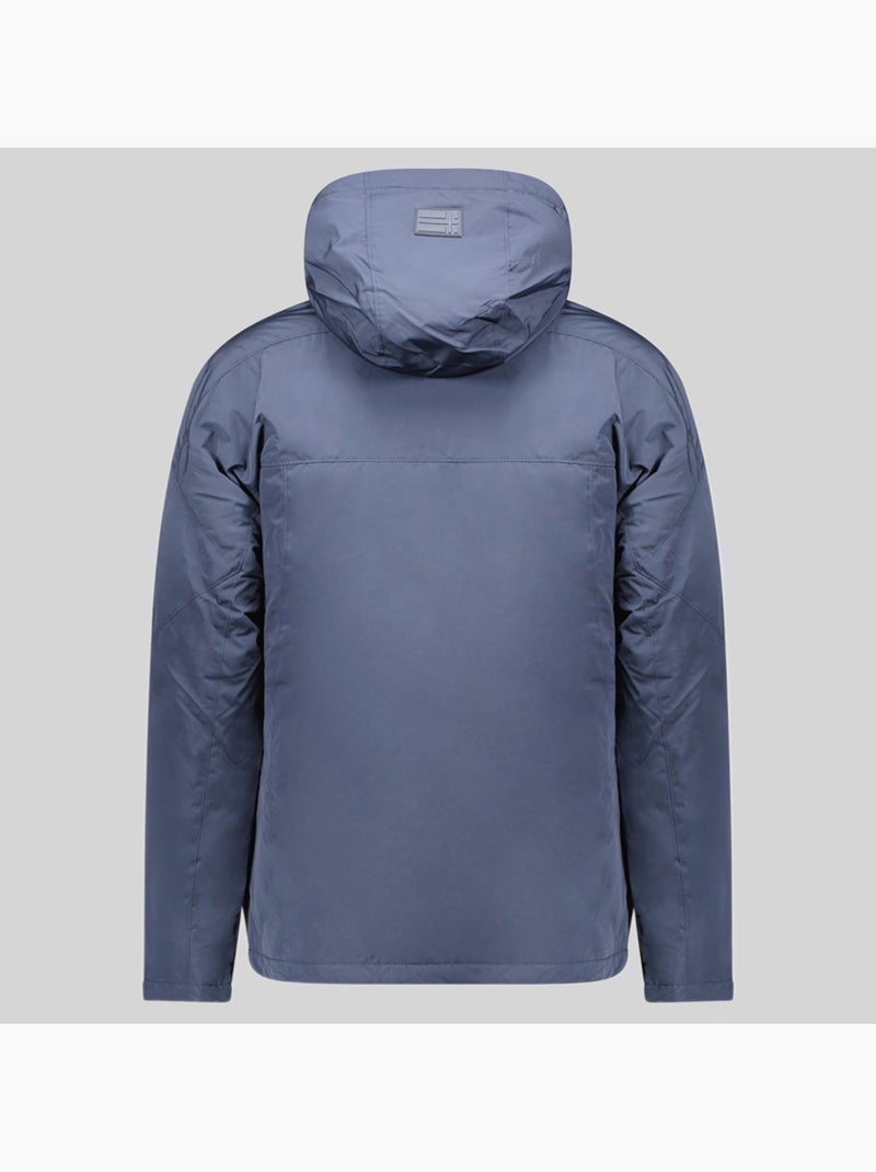 Parka con capucha buldozer – geographical norway Azul marino - Kiabi