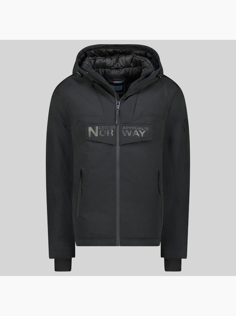 Parka con capucha buldozer – geographical norway Negro - Kiabi