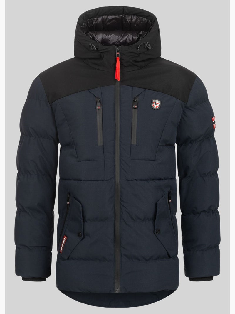 Parka con capucha cachot – geographical norway Azul marino - Kiabi