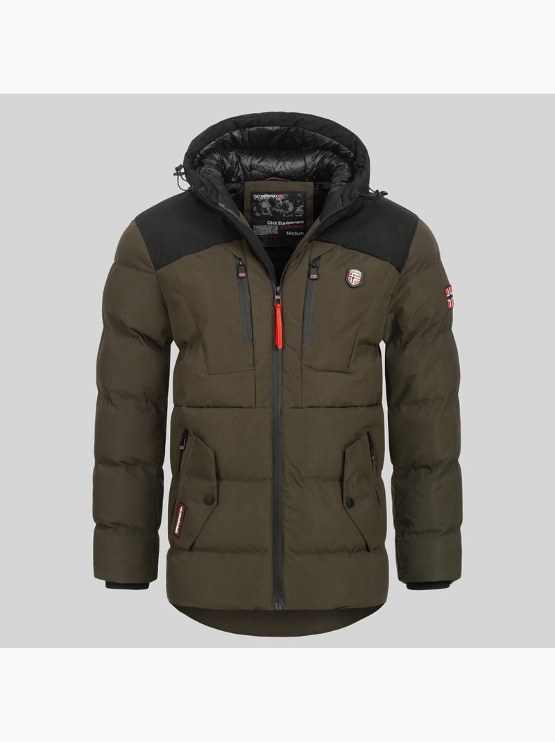 Parka con capucha cachot – geographical norway Caqui - Kiabi