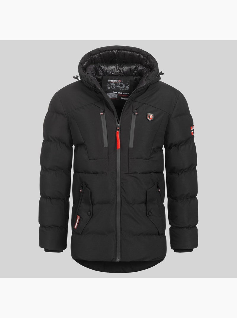 Parka con capucha cachot – geographical norway Negro - Kiabi