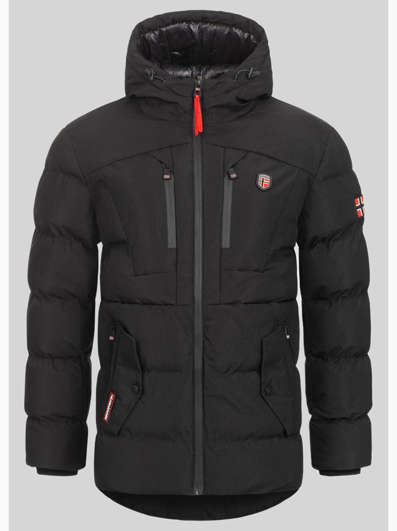 Parka con capucha cachot – geographical norway Negro - Kiabi