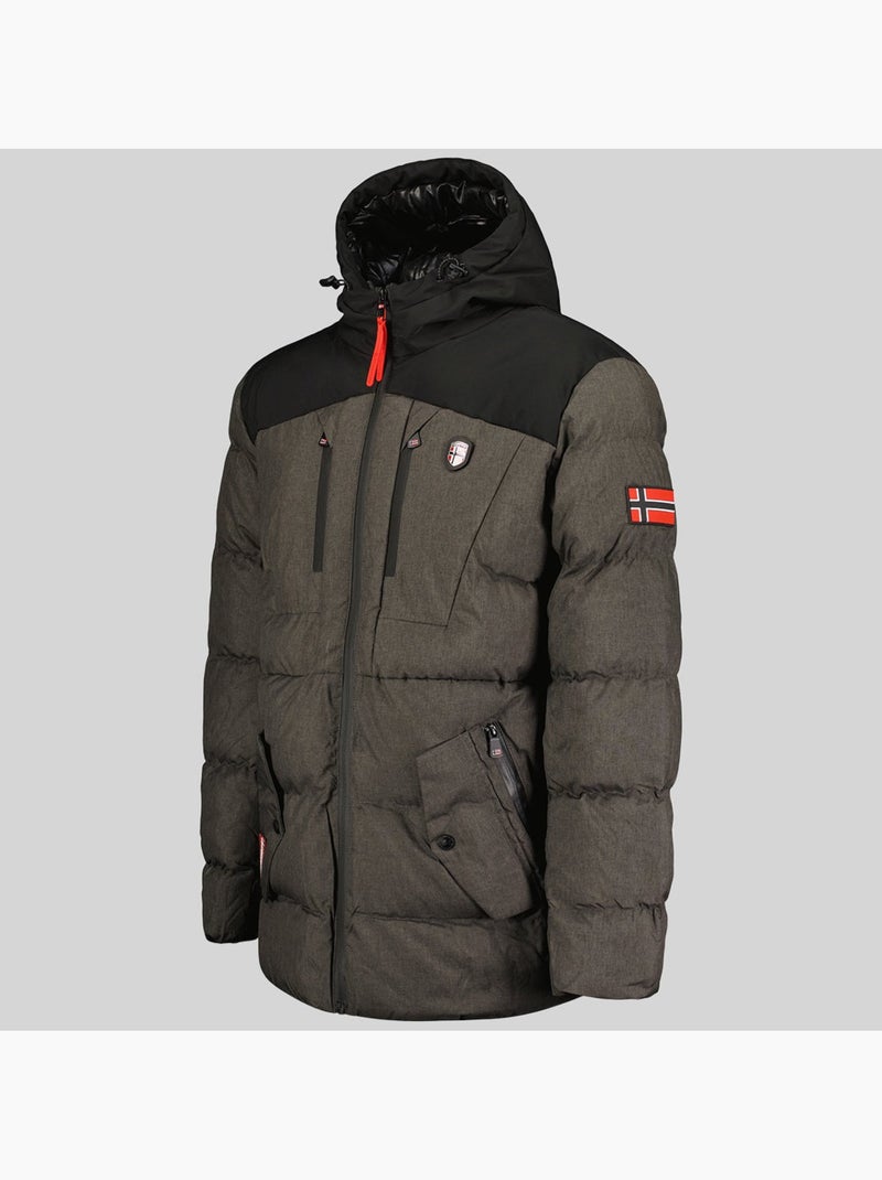 Parka con capucha cashblend – geographical norway Azul marino - Kiabi