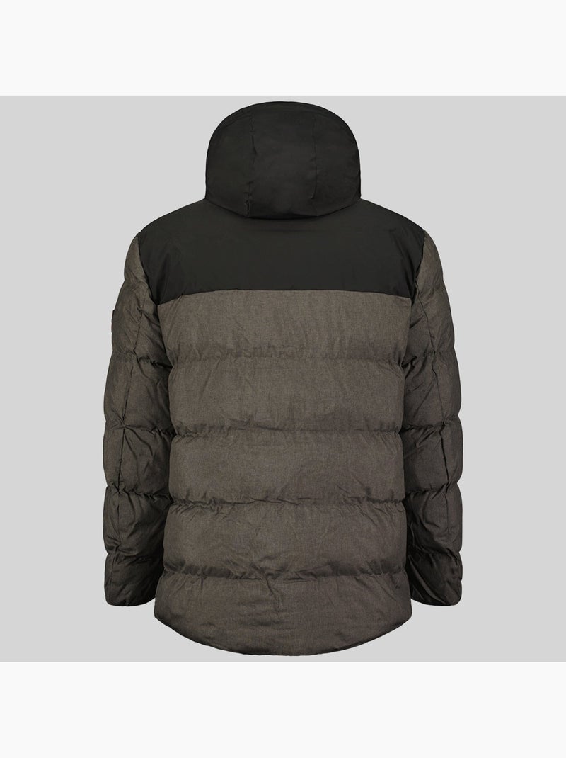 Parka con capucha cashblend – geographical norway Gris oscuro - Kiabi