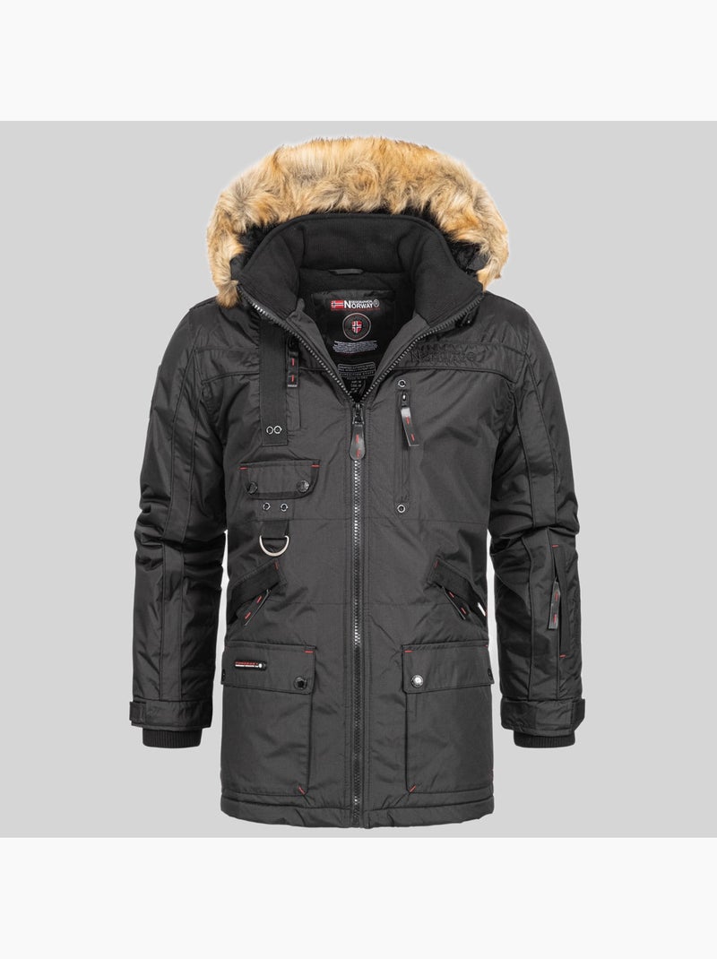 Parka con capucha chirac – geographical norway Negro - Kiabi