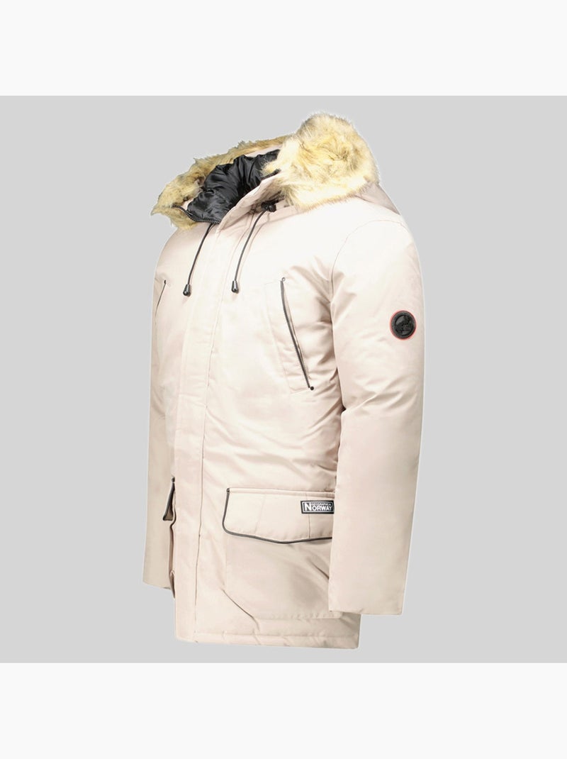 Parka con capucha claude – geographical norway Beige - Kiabi