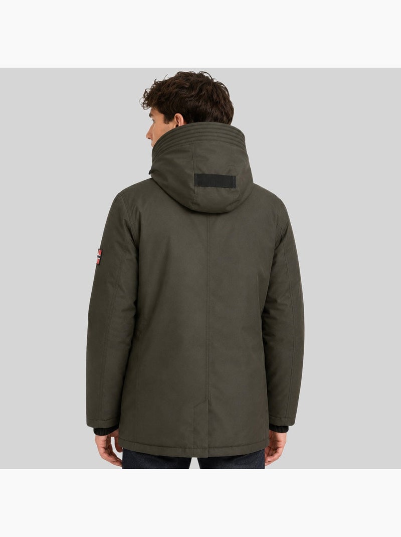 Parka con capucha claudius – geographical norway Caqui - Kiabi