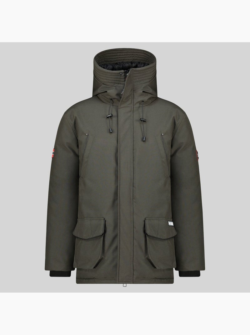 Parka con capucha claudius – geographical norway Caqui - Kiabi
