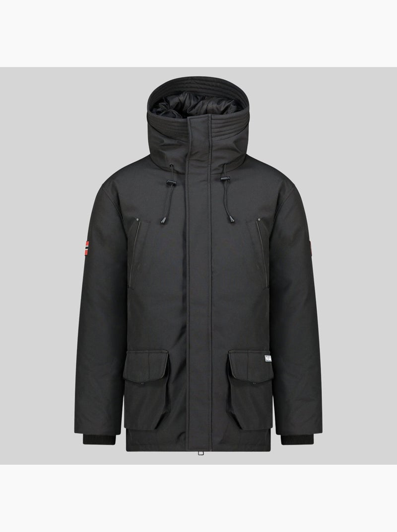 Parka con capucha claudius – geographical norway Negro - Kiabi