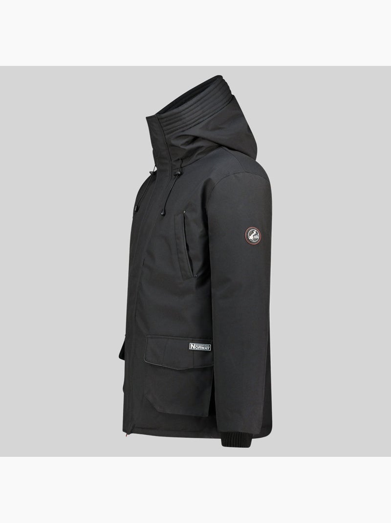 Parka con capucha claudius – geographical norway Negro - Kiabi