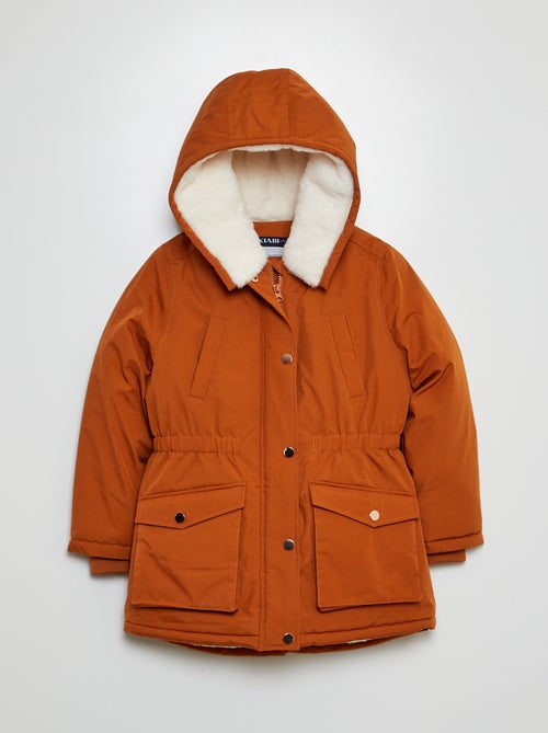 Parka con capucha completamente forrada - Kiabi