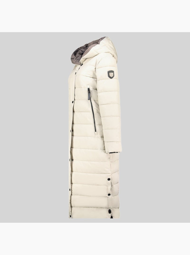 Parka con capucha constance – geographical norway Gris claro - Kiabi