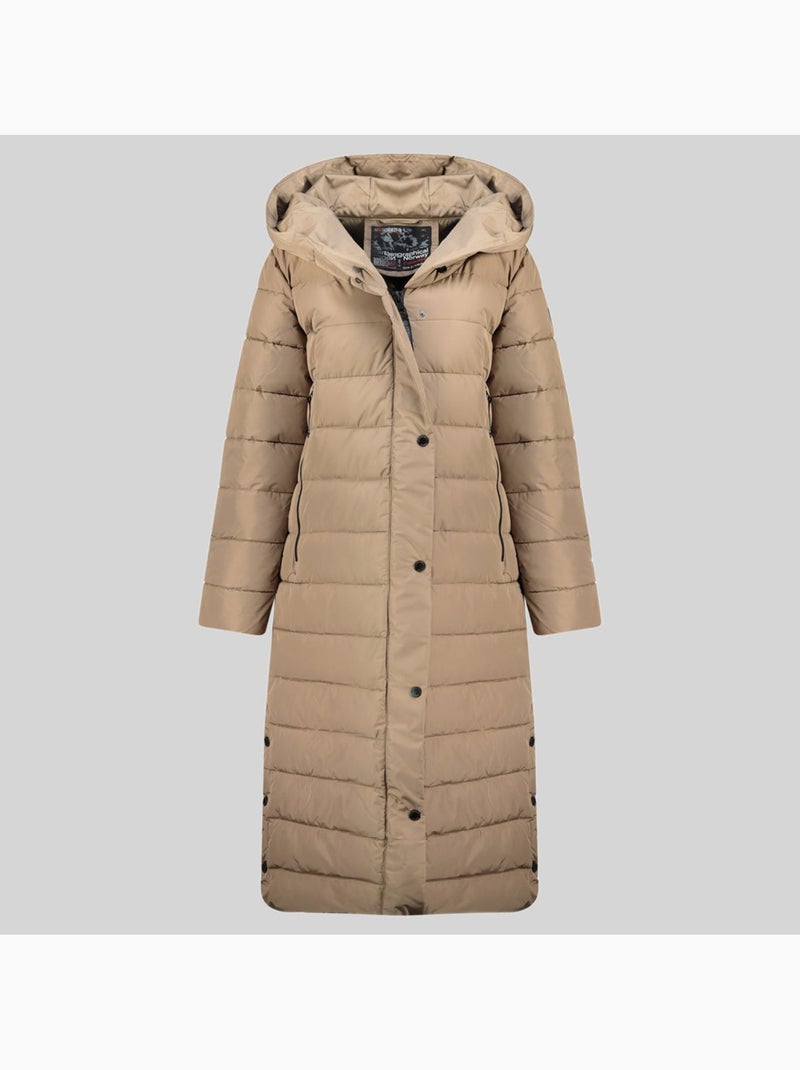 Parka con capucha constance – geographical norway Taupe - Kiabi