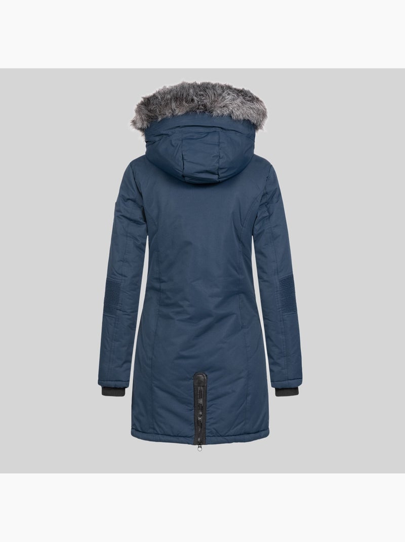 Parka con capucha coraly – geographical norway Azul marino - Kiabi