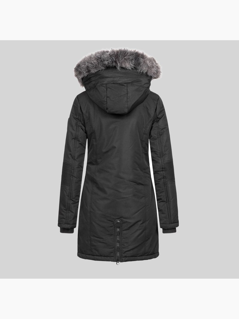 Parka con capucha coraly – geographical norway Negro - Kiabi