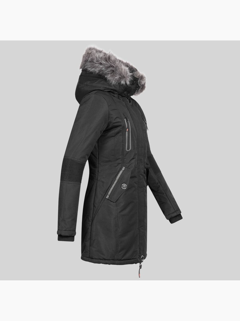 Parka con capucha coraly – geographical norway Negro - Kiabi