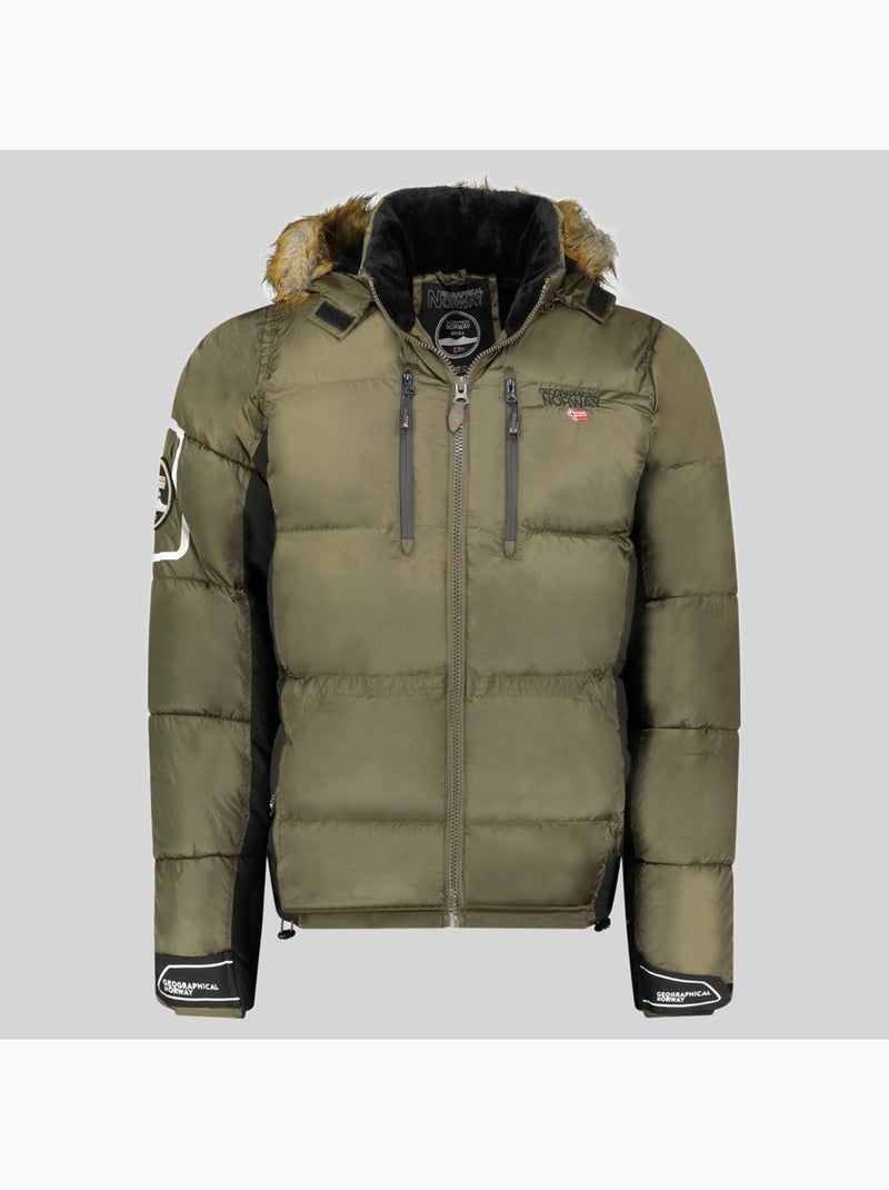 Parka con capucha danone – geographical norway Caqui - Kiabi