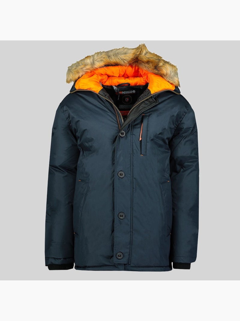 Parka con capucha darwin – geographical norway Azul marino - Kiabi