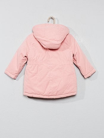 Parka con capucha de borreguito - Kiabi