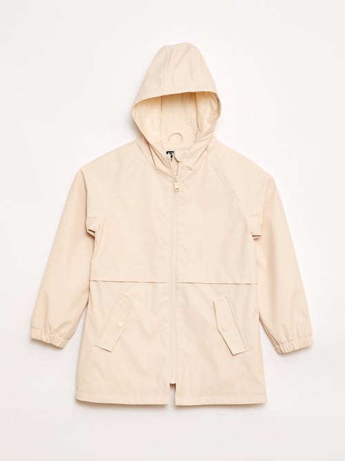 Parka con capucha de goma - Kiabi