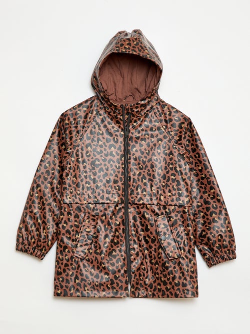 Parka con capucha de goma - Kiabi