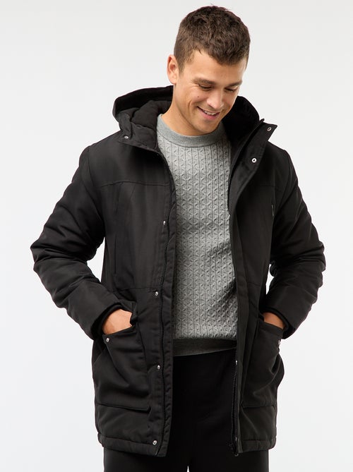 Parka con capucha de largo medio - Kiabi