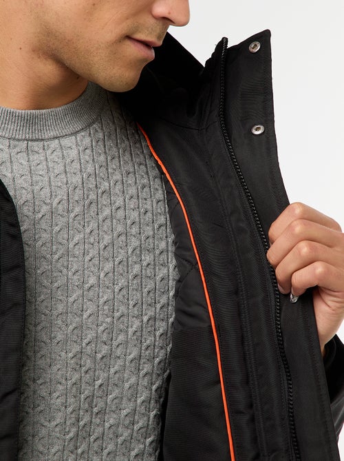 Parka con capucha de largo medio - Kiabi