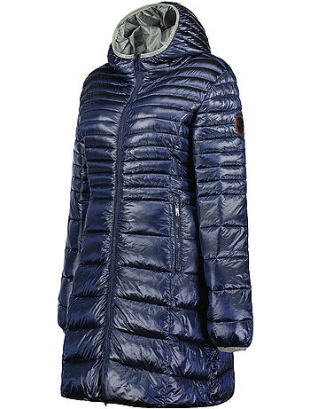 Parka con capucha de piel sintética bodeak – canadian peak