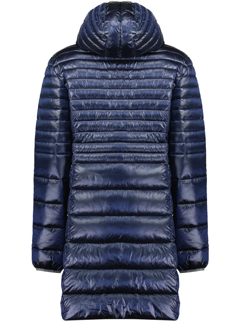 Parka con capucha de piel sintética bodeak – canadian peak Azul marino - Kiabi