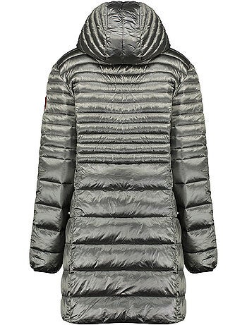 Parka con capucha de piel sintética bodeak – canadian peak