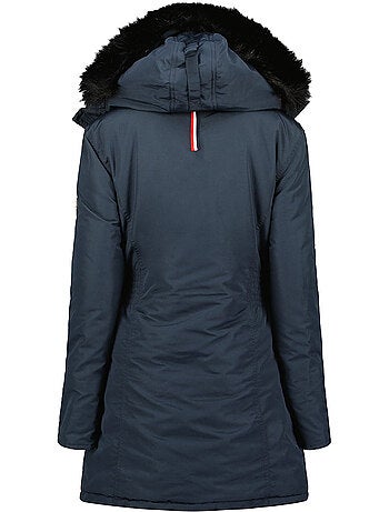 Parka con capucha de piel sintética corteak – canadian peak