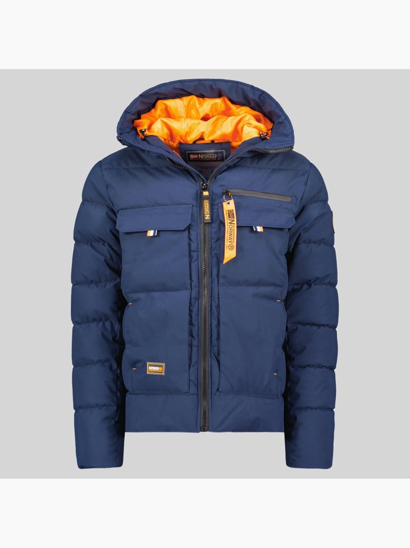 Parka con capucha dosiba – geographical norway Azul marino - Kiabi