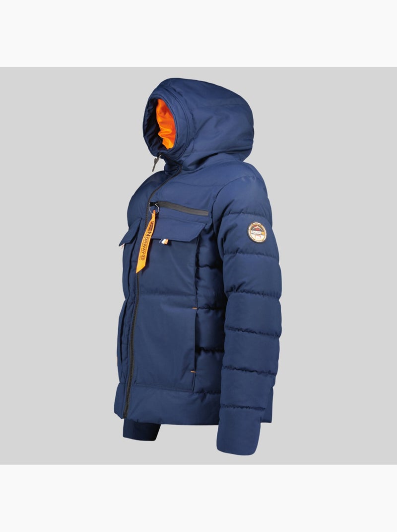 Parka con capucha dosiba – geographical norway Azul marino - Kiabi