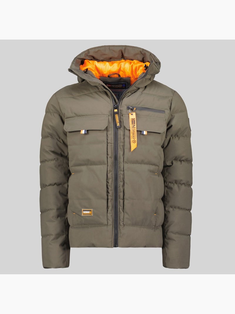 Parka con capucha dosiba – geographical norway Caqui - Kiabi