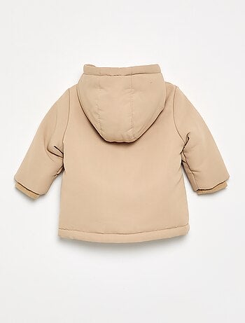 Parka con capucha e interior de borreguito