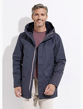 Parka con capucha forrada de piel - AFIBEL