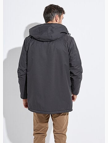 Parka con capucha forrada de piel - AFIBEL