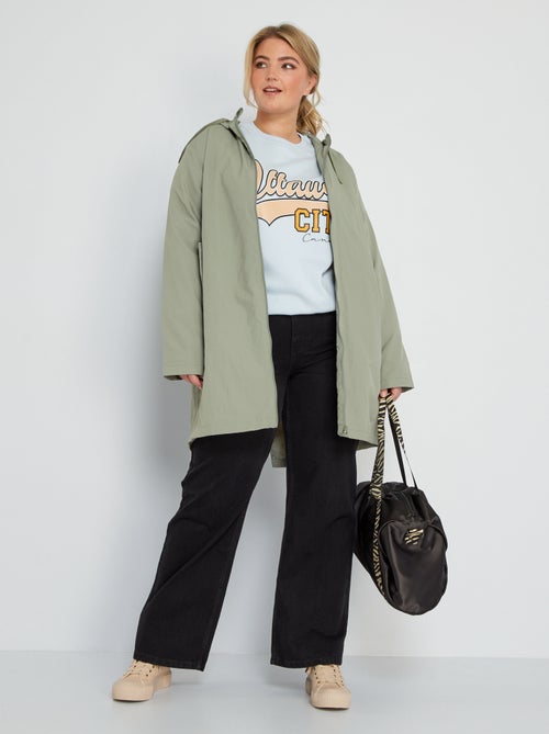 Parka con capucha hidrófuga - Kiabi