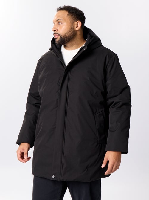 Parka con capucha lisa - Kiabi