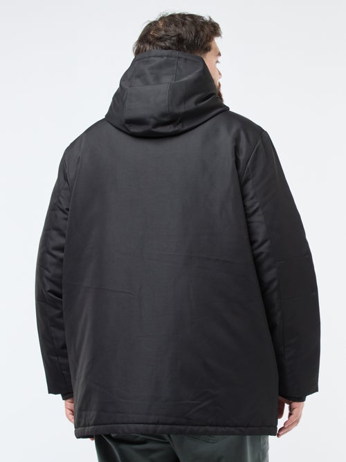 Parka con capucha lisa repelente al agua - Kiabi
