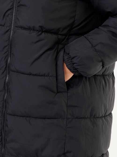 Parka con capucha lisa - Kiabi