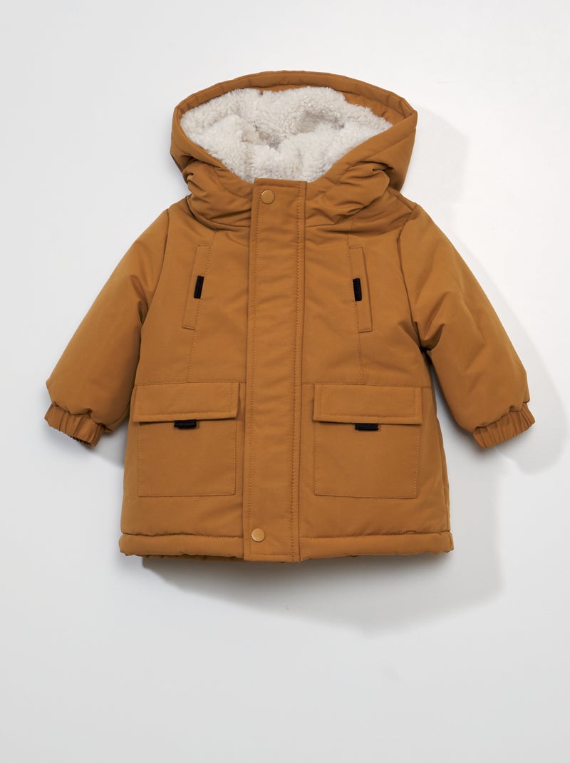 Parka con capucha MARRON - Kiabi